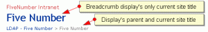 Custom Sharepoint breadcrumb