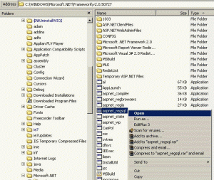 aspnet_regsql utility for creating SQL database