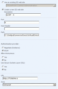 Extend the web application on to port 6