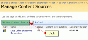 Create New Content Source