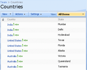 Sharepoint OOB custom list