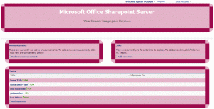 Sharepoint Sample Master Page