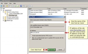 Figure 10 - Creating New Host