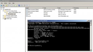 Figure 15 - Executing NSLOOKUP command to verify the IP address of the site