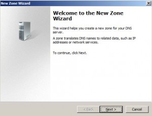 Figure 3 - New Zone Wizard