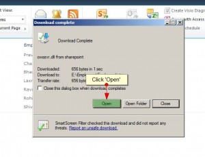 Figure 5 - Open the downloaded file