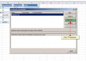 Figure 9 - Workbook Connections