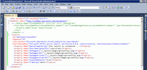 Figure 4 - Custom Delegate Control Element.xml file