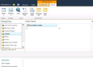 Figure 4 - Adding Download Counter WebPart to SharePoint Site