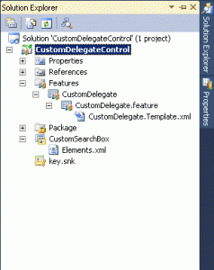 Figure 3 - Solution Explorer File Structure