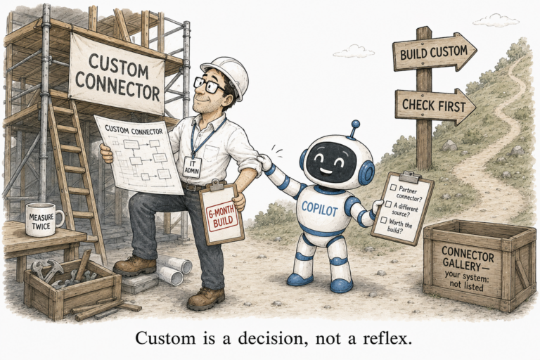 No prebuilt Copilot connector for your system Check this before you build custom