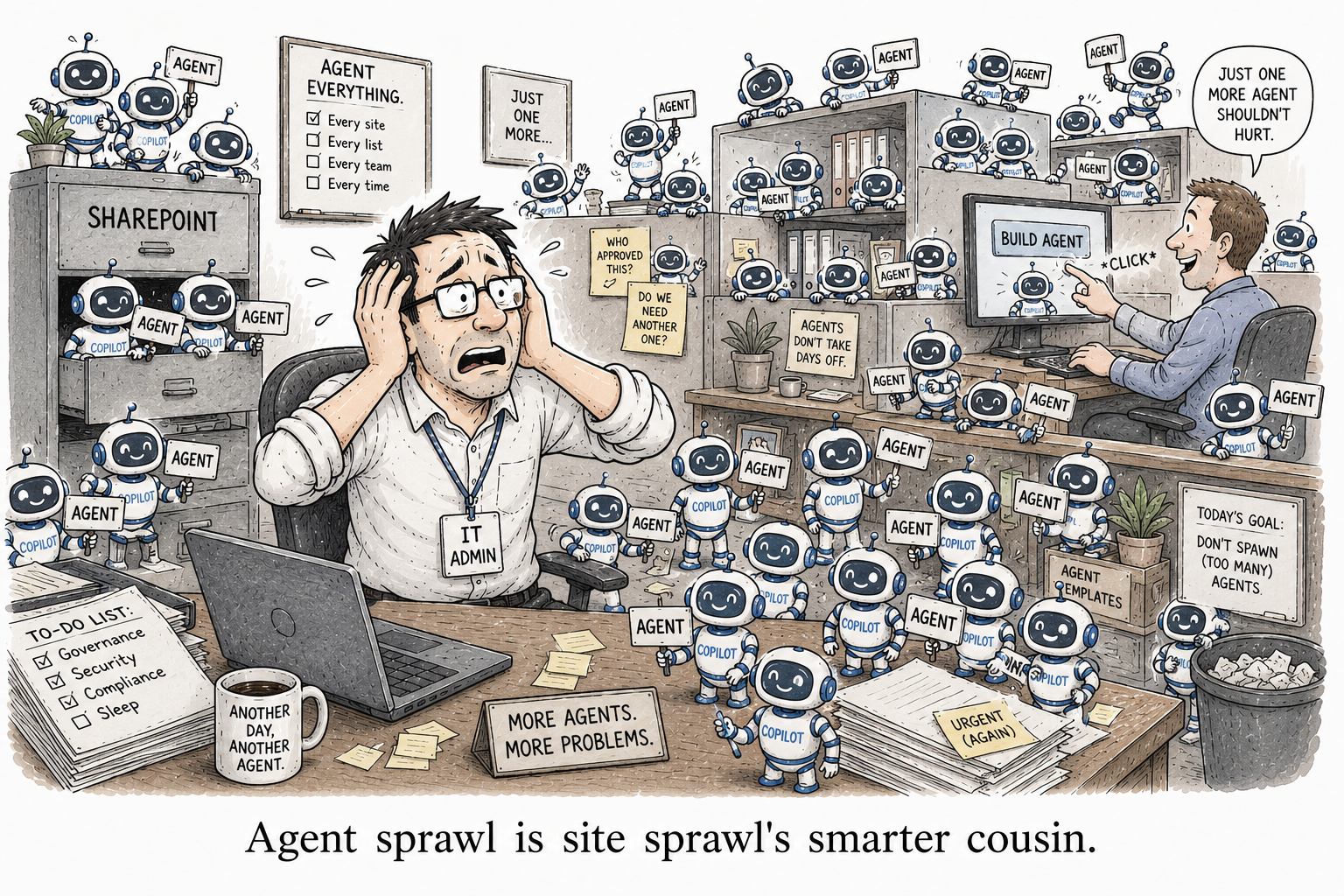 Copilot agent sprawl is site sprawl's smarter cousin
