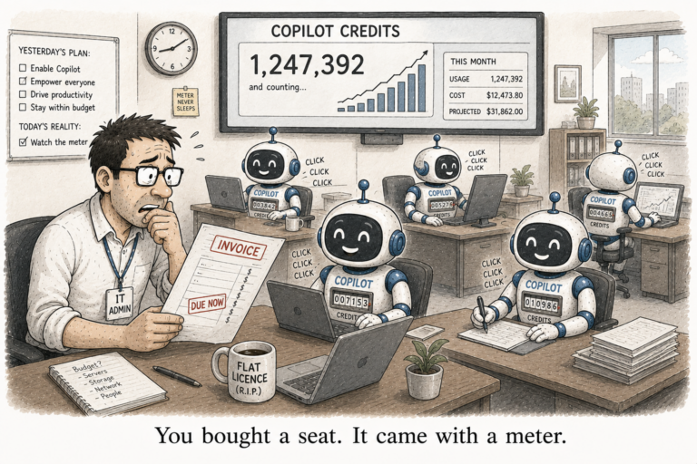 Copilot Credits the usage bill behind your flat Copilot license