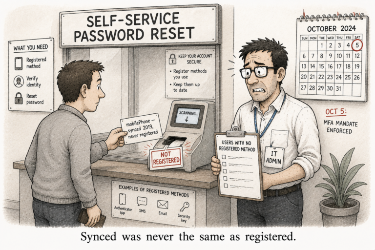 Entra SSPR stops accepting directory-sourced contact info on 5 October 2026: find the users now