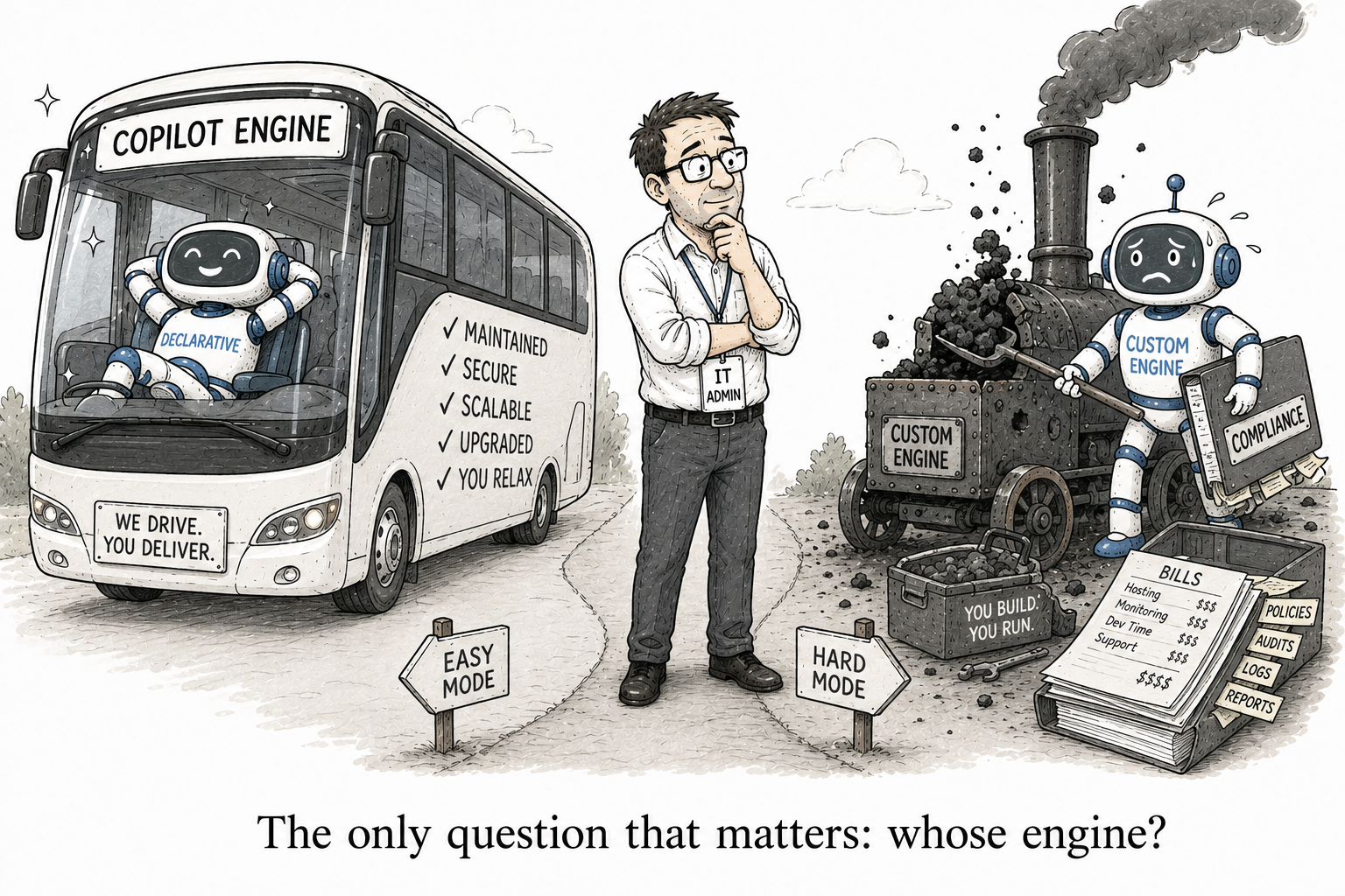 Declarative vs custom engine agents