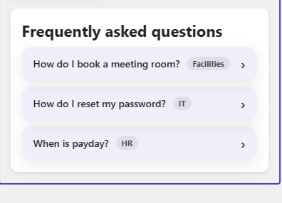 FAQ accordion web part on SharePoint